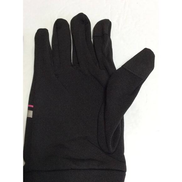 2- T-Mobile Men's Touch Screen Winter Reflective Gloves Medium Large Black New - Picture 2 of 3